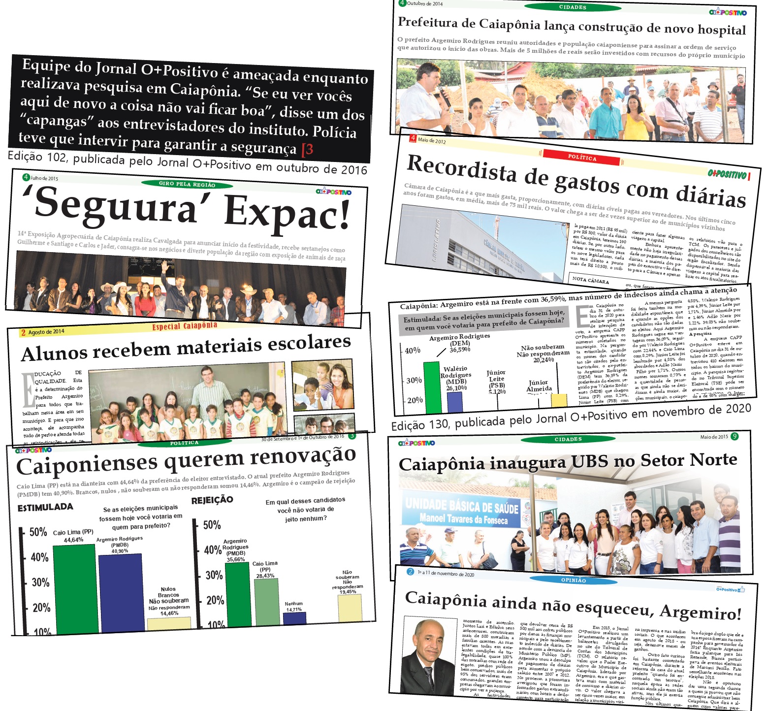 Artigo A verdade sobre a atuação do Jornal O Positivo em Caiapônia