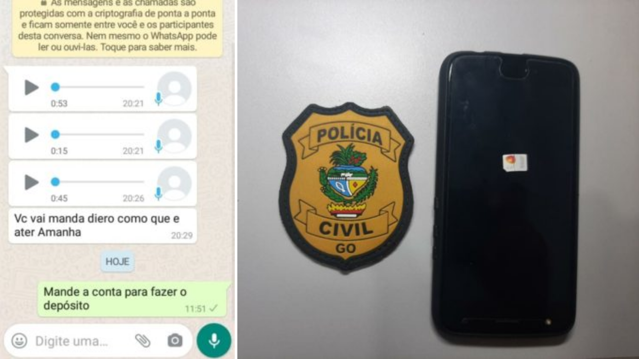 Dois homens são presos suspeitos de extorquir dinheiro do padrasto de um  deles para não divulgar fotos íntimas, em Iporá - Jornal O+Positivo